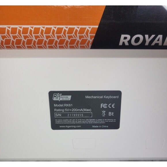 RK ROYAL KLUDGE RK61 61 Keys Mechanical Keyboard Hot Swappable Gaming Keyboard - Picture 5 of 6